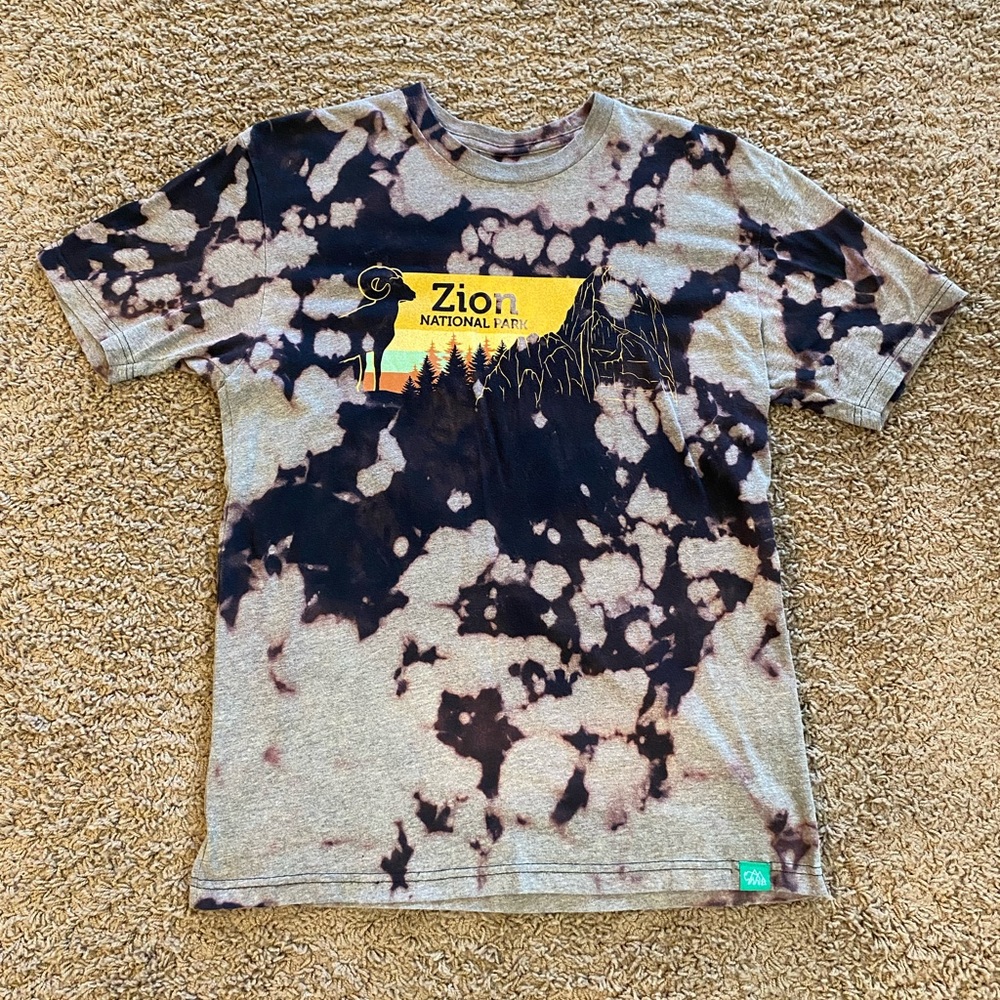 Black Medium Zion Nation Park T-Shirt